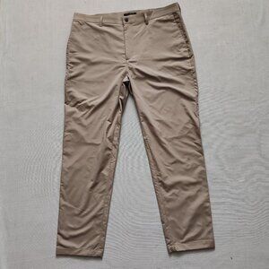 Banana Republic Men's Slim Fit Tech Chino Pants Tan Khaki 38x32 Performance